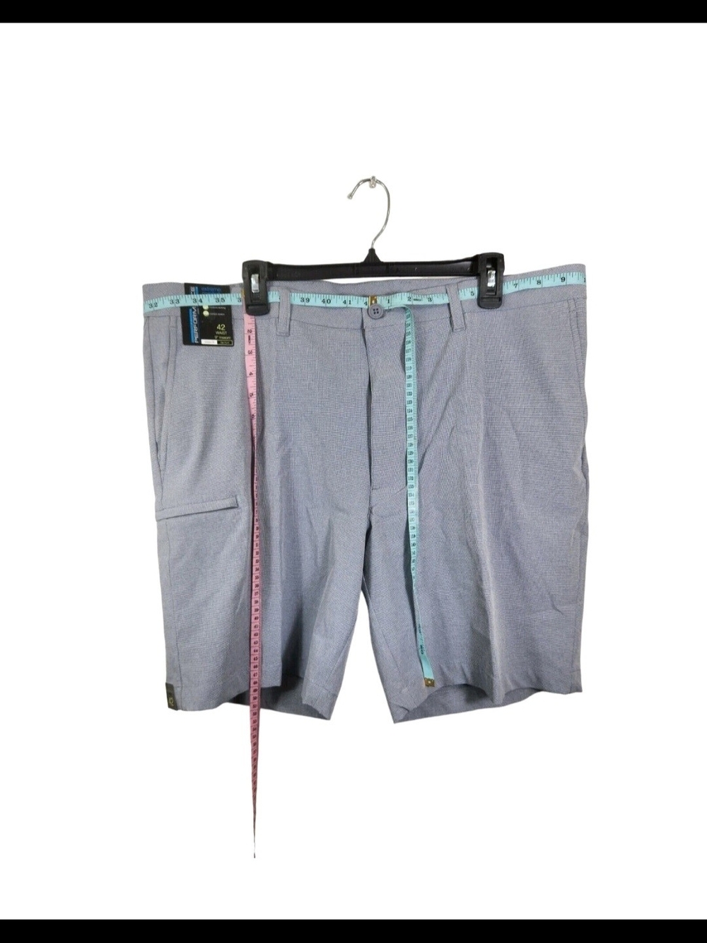 Roundtree & Yorke Mens Size 42 Performance classic fit/flat front shorts NWT 14 - Picture 4 of 7